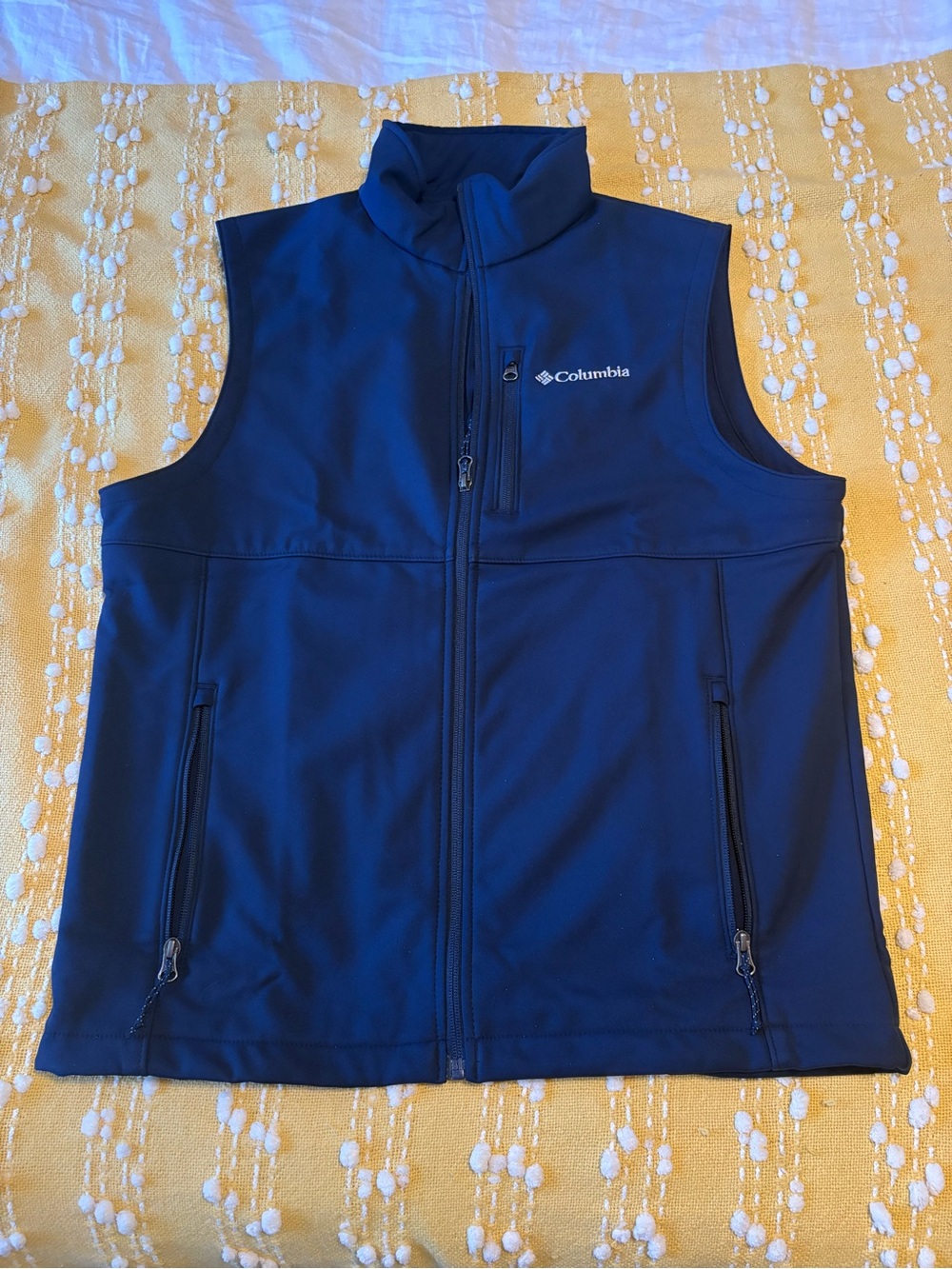 Columbia Deep Blue Softshell Vest